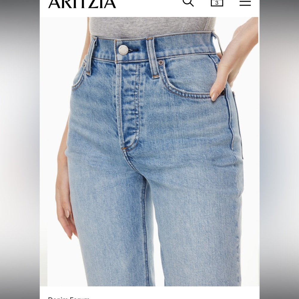 Denim forum The Arlo Hi-Rise Straight Jean